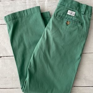 Vineyard vines boys khakis in green